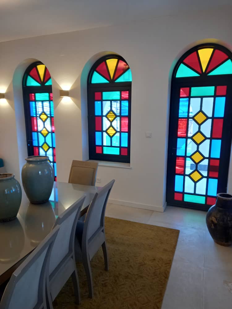 قیمت شیشه - رنگی - سنتی - 09132887344 